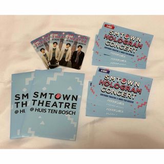 SMTOWN THEATRE ハウステンボス 特典カード&使用済みチケット(アイドルグッズ)