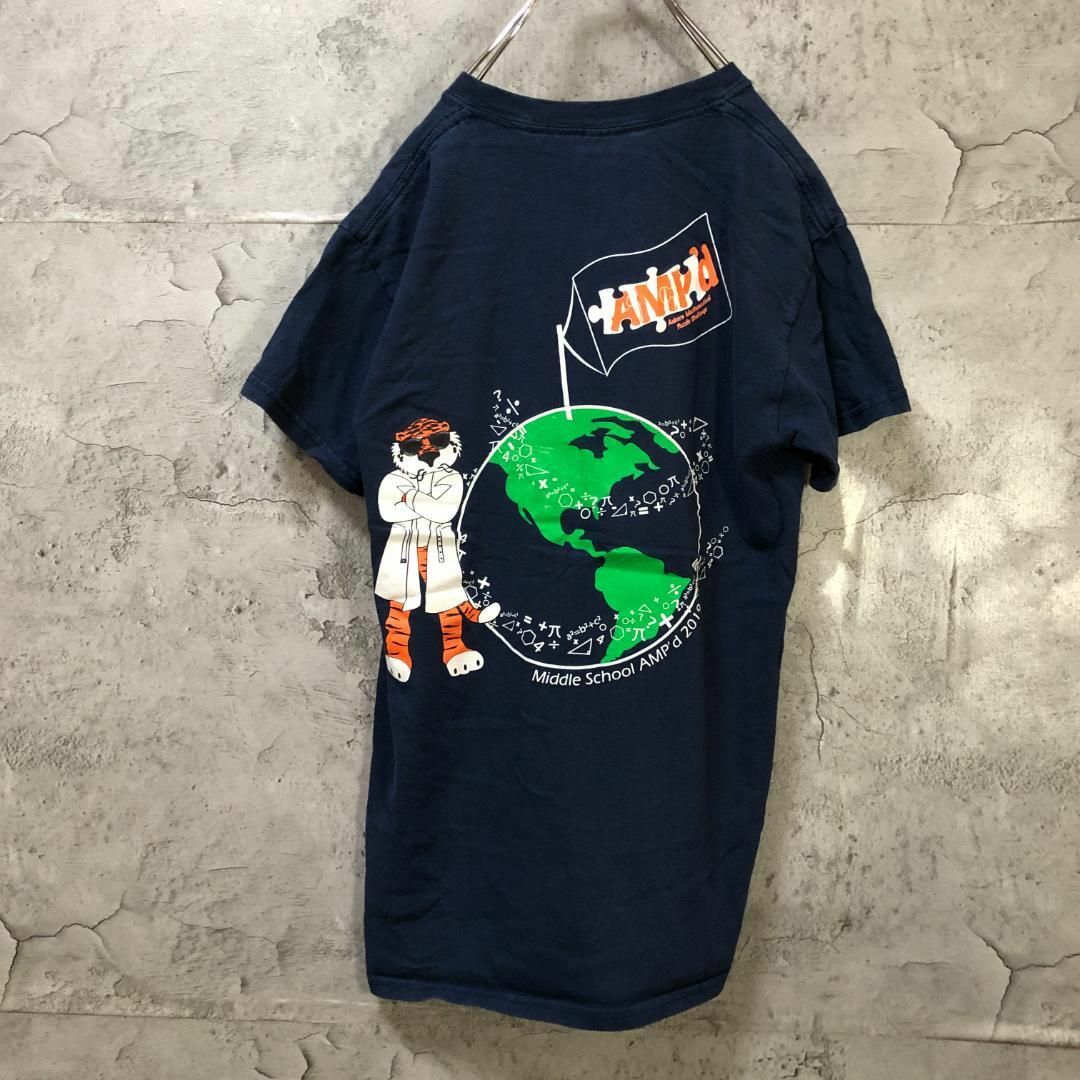 AMPD トラ 虎 バックプリント USA輸入 地球 キャラ Tシャツ メンズのトップス(Tシャツ/カットソー(半袖/袖なし))の商品写真