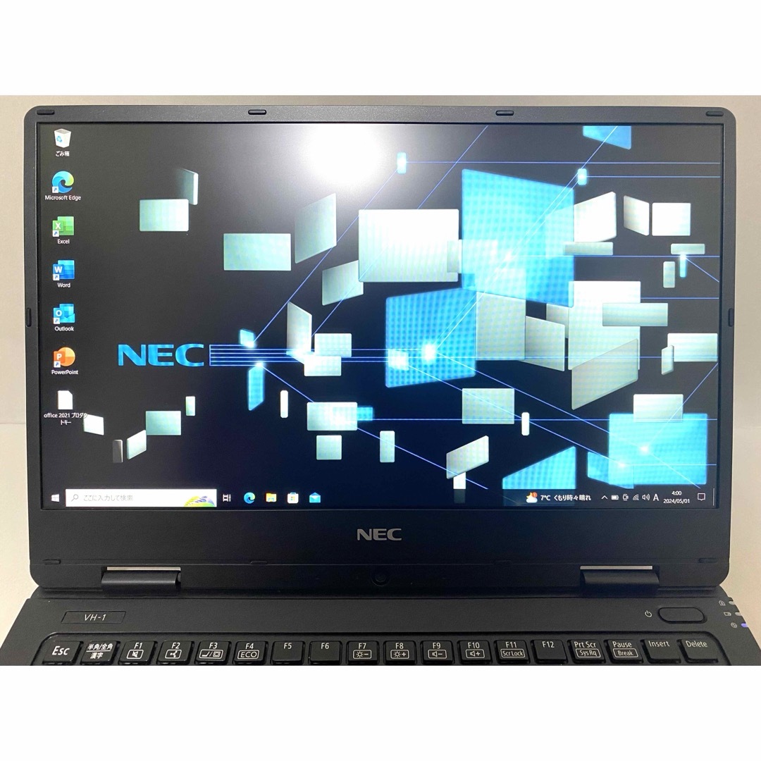 NEC(エヌイーシー)のOffice付き‼️　NEC　VersaPro　VKT12H-1　ノートパソコン スマホ/家電/カメラのPC/タブレット(ノートPC)の商品写真