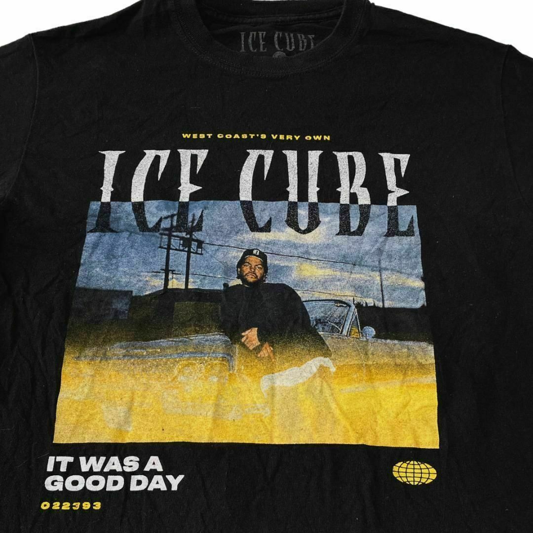 MUSIC TEE(ミュージックティー)のICE CUBE ヒップホップ バンド半袖Tシャツ ラッパー US古着 x54 メンズのトップス(Tシャツ/カットソー(半袖/袖なし))の商品写真