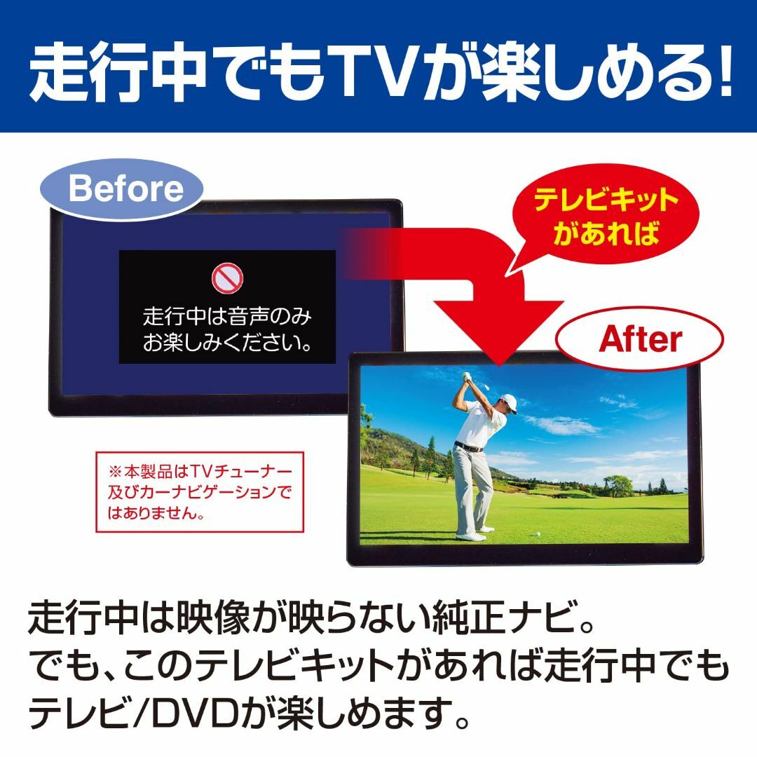 【スタイル:切替タイプ】データシステム テレビキット 切替タイプ アウトランダー スマホ/家電/カメラのテレビ/映像機器(その他)の商品写真