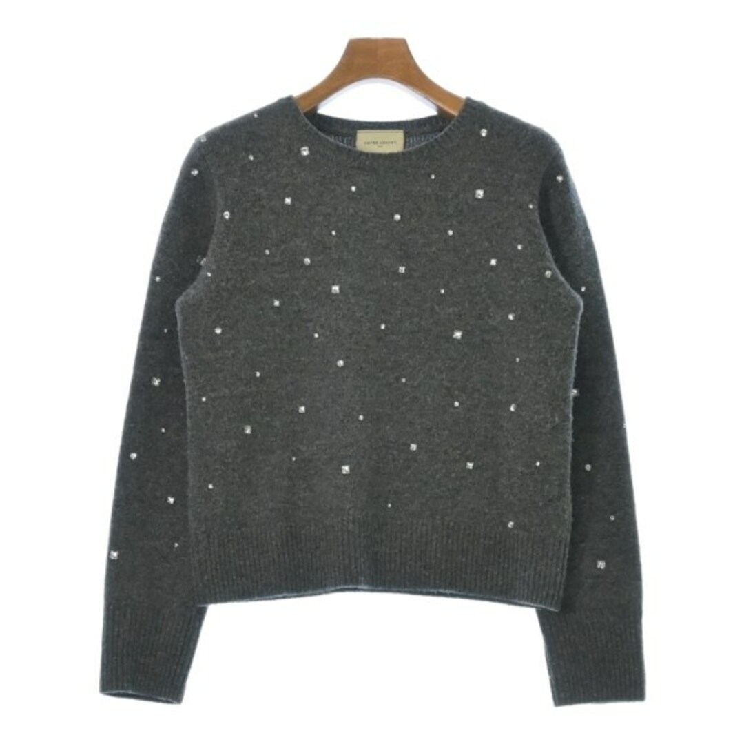 UNITED ARROWS(ユナイテッドアローズ)のUNITED ARROWS ニット・セーター -(M位) グレー 【古着】【中古】 レディースのトップス(ニット/セーター)の商品写真