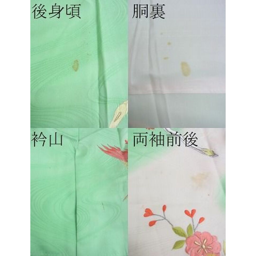 平和屋1■豪華振袖　総刺繍　鳳凰草花文　金銀糸　逸品　CAAC3156ev レディースの水着/浴衣(振袖)の商品写真