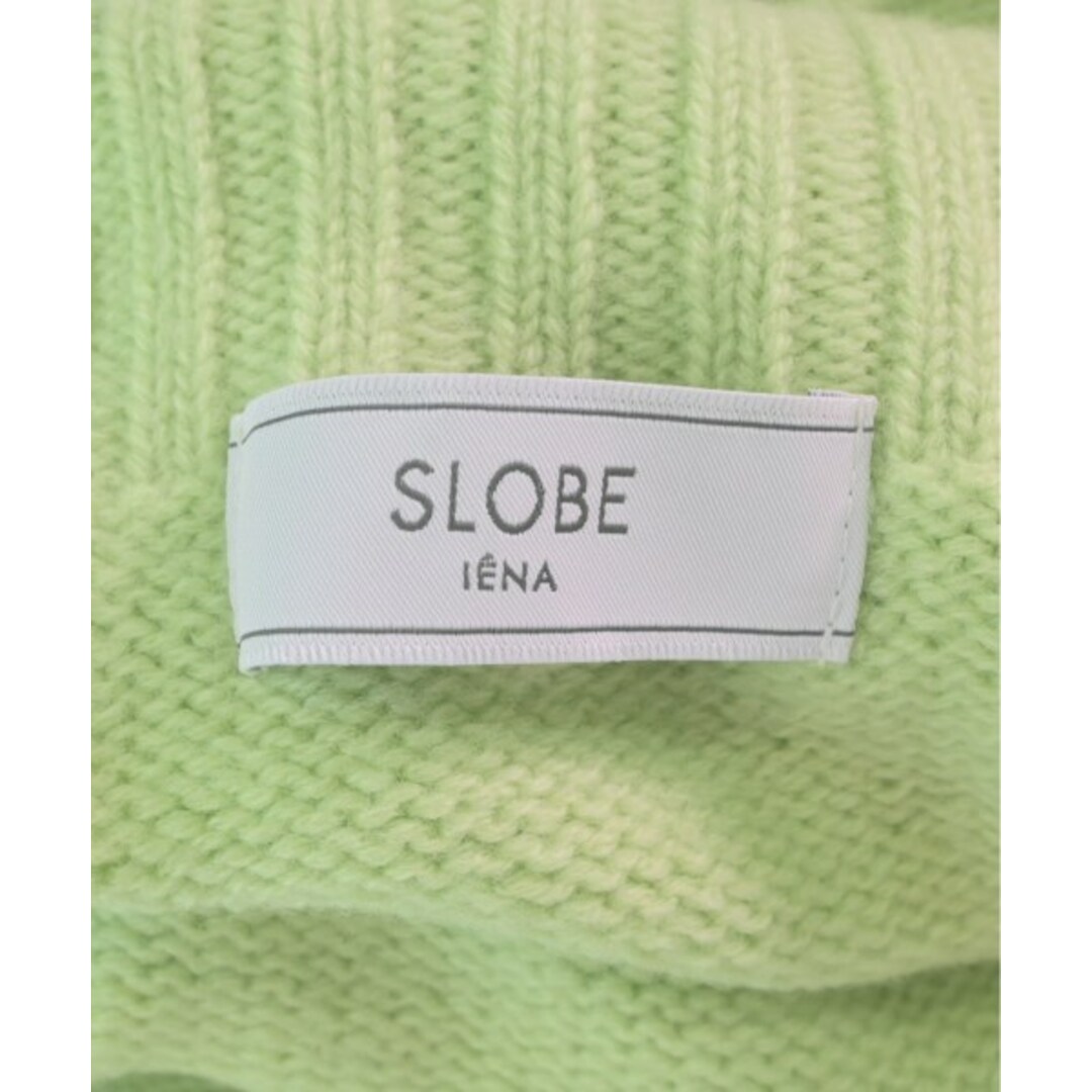 SLOBE IENA(スローブイエナ)のSLOBE IENA スローブイエナ ニット・セーター F 黄緑 【古着】【中古】 レディースのトップス(ニット/セーター)の商品写真