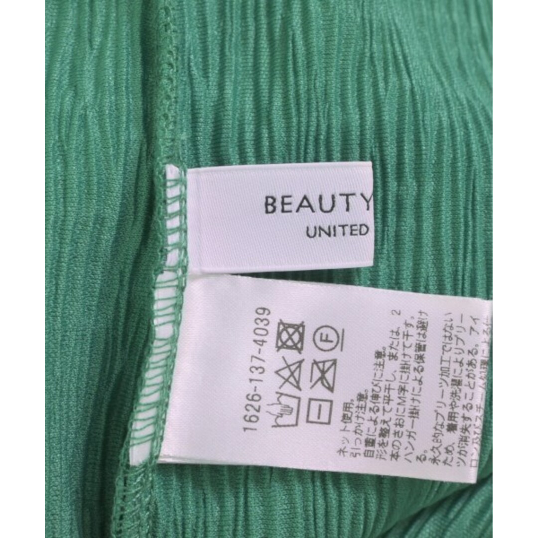 BEAUTY&YOUTH UNITED ARROWS(ビューティアンドユースユナイテッドアローズ)のBEAUTY&YOUTH UNITED ARROWS ワンピース F 緑 【古着】【中古】 レディースのワンピース(ひざ丈ワンピース)の商品写真