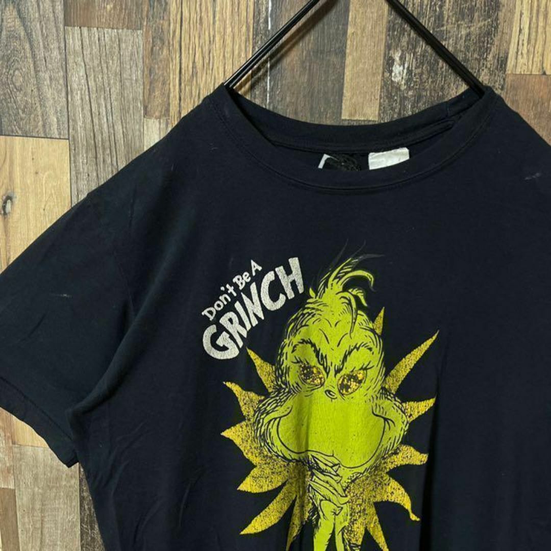 プリント M メンズ ブラック ゴリラ キャラクター USA古着 半袖 Tシャツ メンズのトップス(Tシャツ/カットソー(半袖/袖なし))の商品写真