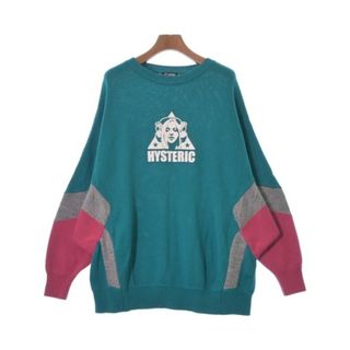 HYSTERIC GLAMOUR - HYSTERIC GLAMOUR ニット・セーター F 青緑系等 【古着】【中古】