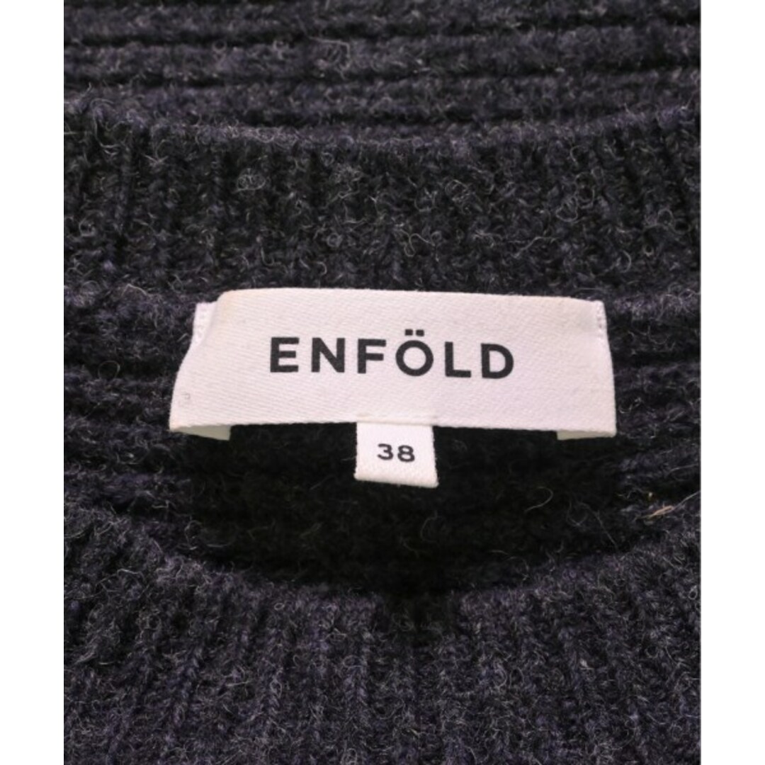 ENFOLD(エンフォルド)のENFOLD エンフォルド ニット・セーター 38(M位) グレー 【古着】【中古】 レディースのトップス(ニット/セーター)の商品写真