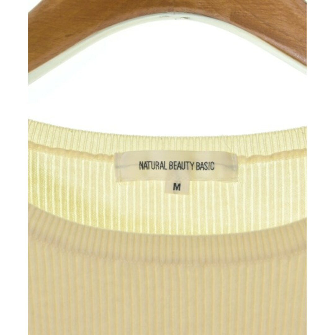 NATURAL BEAUTY BASIC(ナチュラルビューティーベーシック)のNATURAL BEAUTY BASIC ニット・セーター M アイボリー 【古着】【中古】 レディースのトップス(ニット/セーター)の商品写真