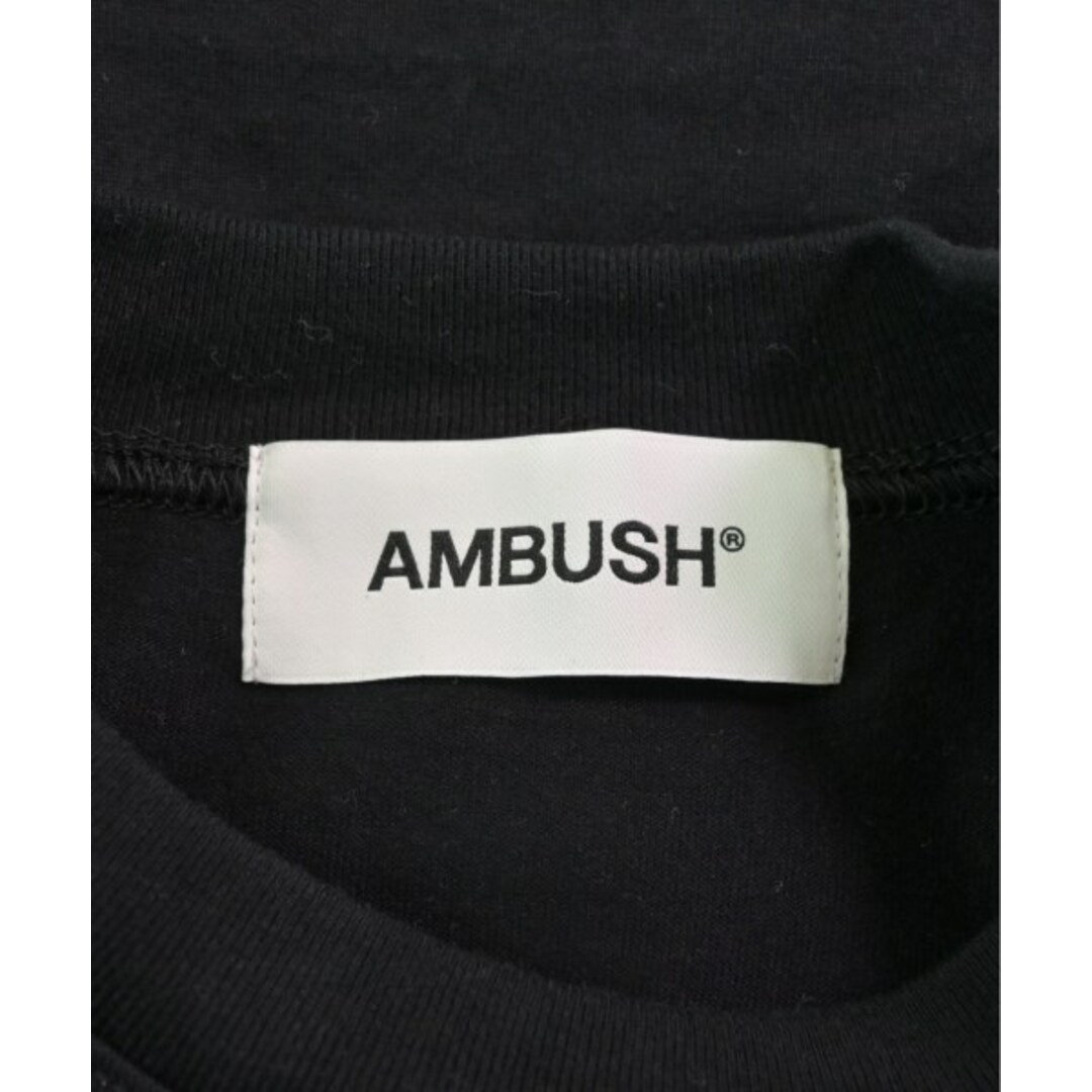 AMBUSH(アンブッシュ)のAMBUSH アンブッシュ Tシャツ・カットソー 1(S位) 黒 【古着】【中古】 レディースのトップス(カットソー(半袖/袖なし))の商品写真
