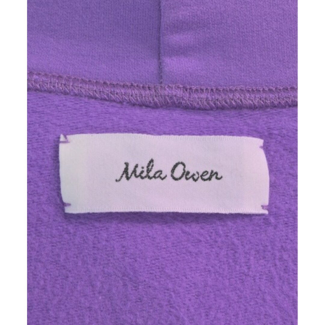 Mila Owen(ミラオーウェン)のMila Owen ミラオーウェン パーカー 0(S位) 紫 【古着】【中古】 レディースのトップス(パーカー)の商品写真