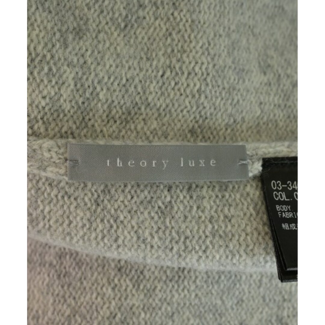 Theory luxe(セオリーリュクス)のtheory luxe ニット・セーター 38(M位) ライトグレー 【古着】【中古】 レディースのトップス(ニット/セーター)の商品写真