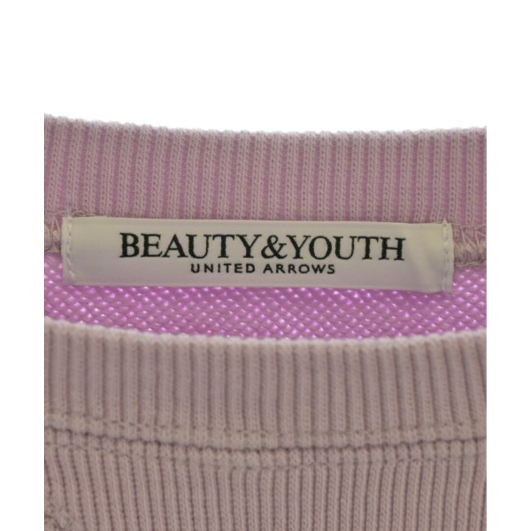 BEAUTY&YOUTH UNITED ARROWS(ビューティアンドユースユナイテッドアローズ)のBEAUTY&YOUTH UNITED ARROWS スウェット F ピンク 【古着】【中古】 レディースのトップス(トレーナー/スウェット)の商品写真