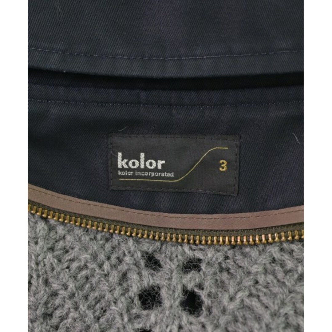 kolor(カラー)のkolor カラー ニット・セーター 3(L位) グレーx黒 【古着】【中古】 メンズのトップス(ニット/セーター)の商品写真