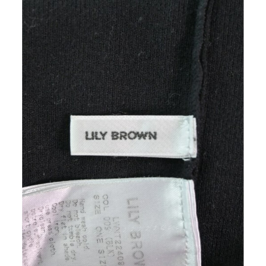 Lily Brown(リリーブラウン)のLILY BROWN リリーブラウン ニット・セーター ONE 黒 【古着】【中古】 レディースのトップス(ニット/セーター)の商品写真