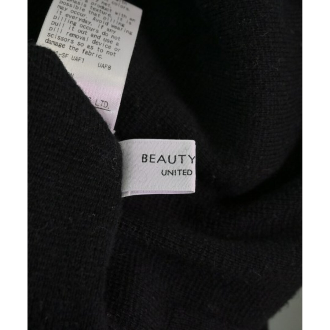 BEAUTY&YOUTH UNITED ARROWS(ビューティアンドユースユナイテッドアローズ)のBEAUTY&YOUTH UNITED ARROWS ニット・セーター F 黒 【古着】【中古】 レディースのトップス(ニット/セーター)の商品写真