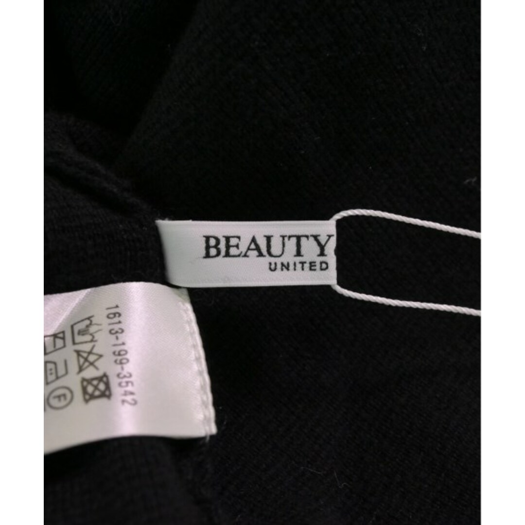 BEAUTY&YOUTH UNITED ARROWS(ビューティアンドユースユナイテッドアローズ)のBEAUTY&YOUTH UNITED ARROWS ニット・セーター F 黒 【古着】【中古】 レディースのトップス(ニット/セーター)の商品写真