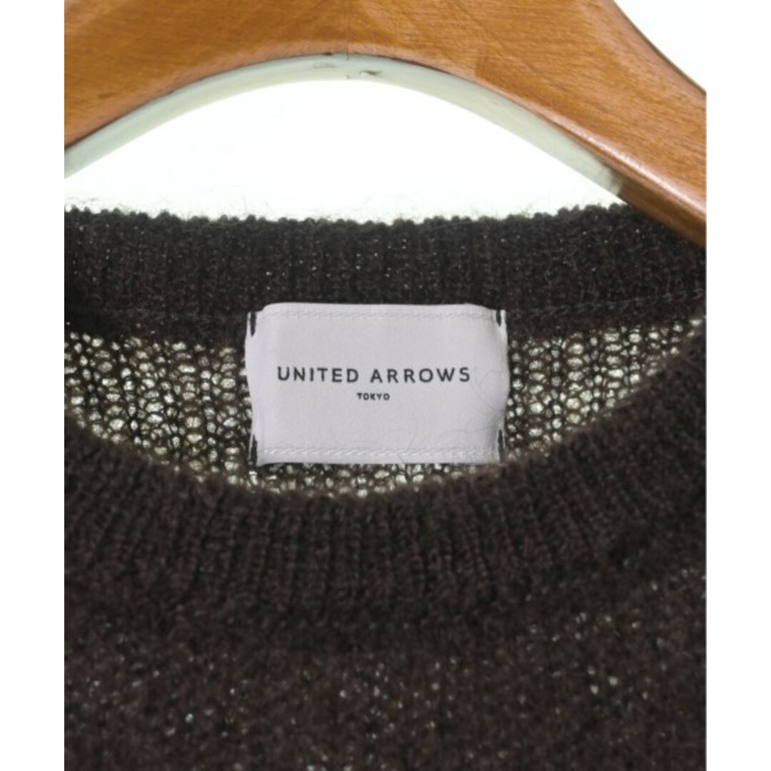 UNITED ARROWS(ユナイテッドアローズ)のUNITED ARROWS ユナイテッドアローズ ニット・セーター F こげ茶 【古着】【中古】 レディースのトップス(ニット/セーター)の商品写真