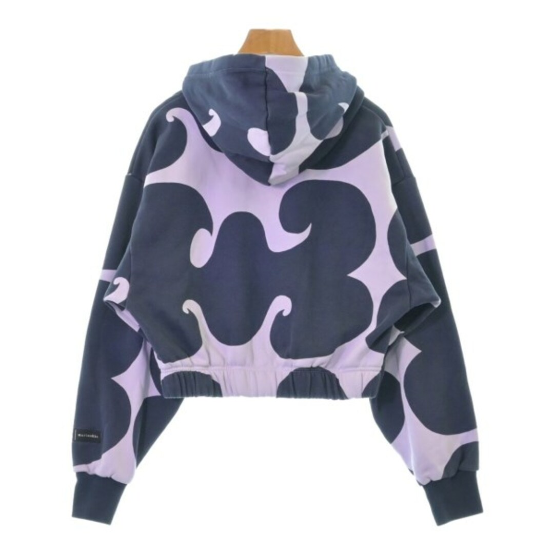 marimekko(マリメッコ)のmarimekko マリメッコ パーカー M ピンクx紺(総柄) 【古着】【中古】 レディースのトップス(パーカー)の商品写真