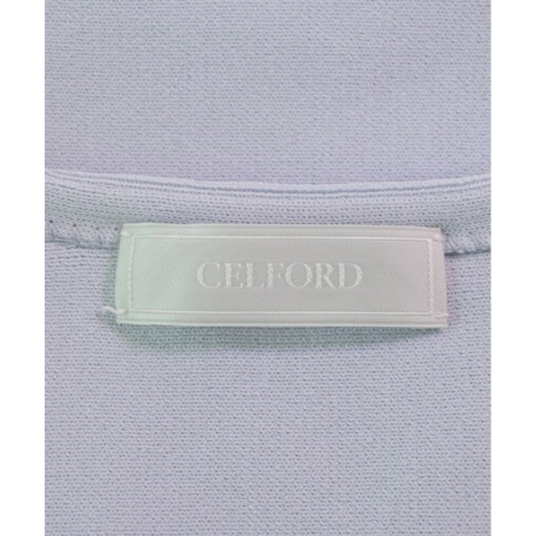 CELFORD(セルフォード)のCELFORD セルフォード ニット・セーター 38(M位) 水色 【古着】【中古】 レディースのトップス(ニット/セーター)の商品写真
