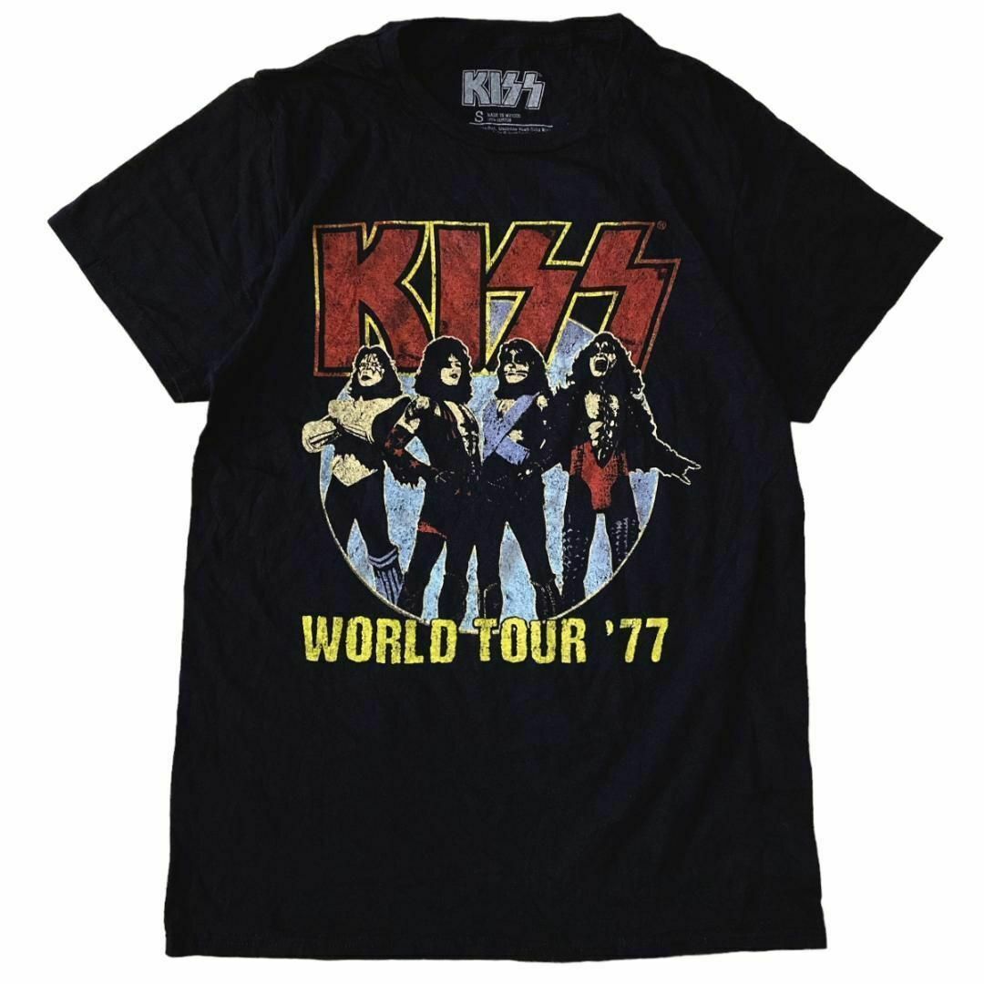 MUSIC TEE(ミュージックティー)のKISS ハードロック バンド半袖Tシャツ ツアー ロックT メキシコ製 x45 メンズのトップス(Tシャツ/カットソー(半袖/袖なし))の商品写真