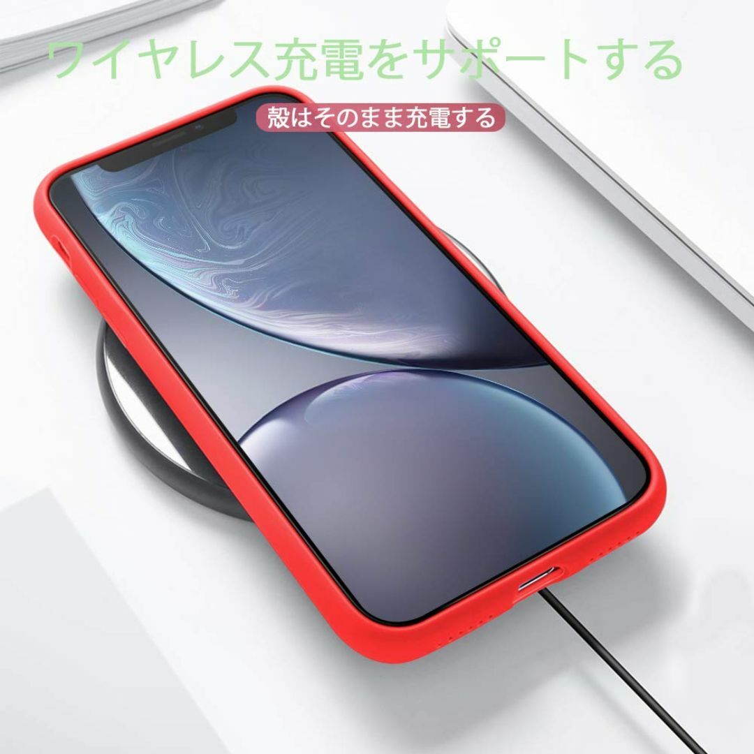 【サイズ:iPhonexsmax_色:レッド】iPhone xs max ケース スマホ/家電/カメラのスマホアクセサリー(その他)の商品写真