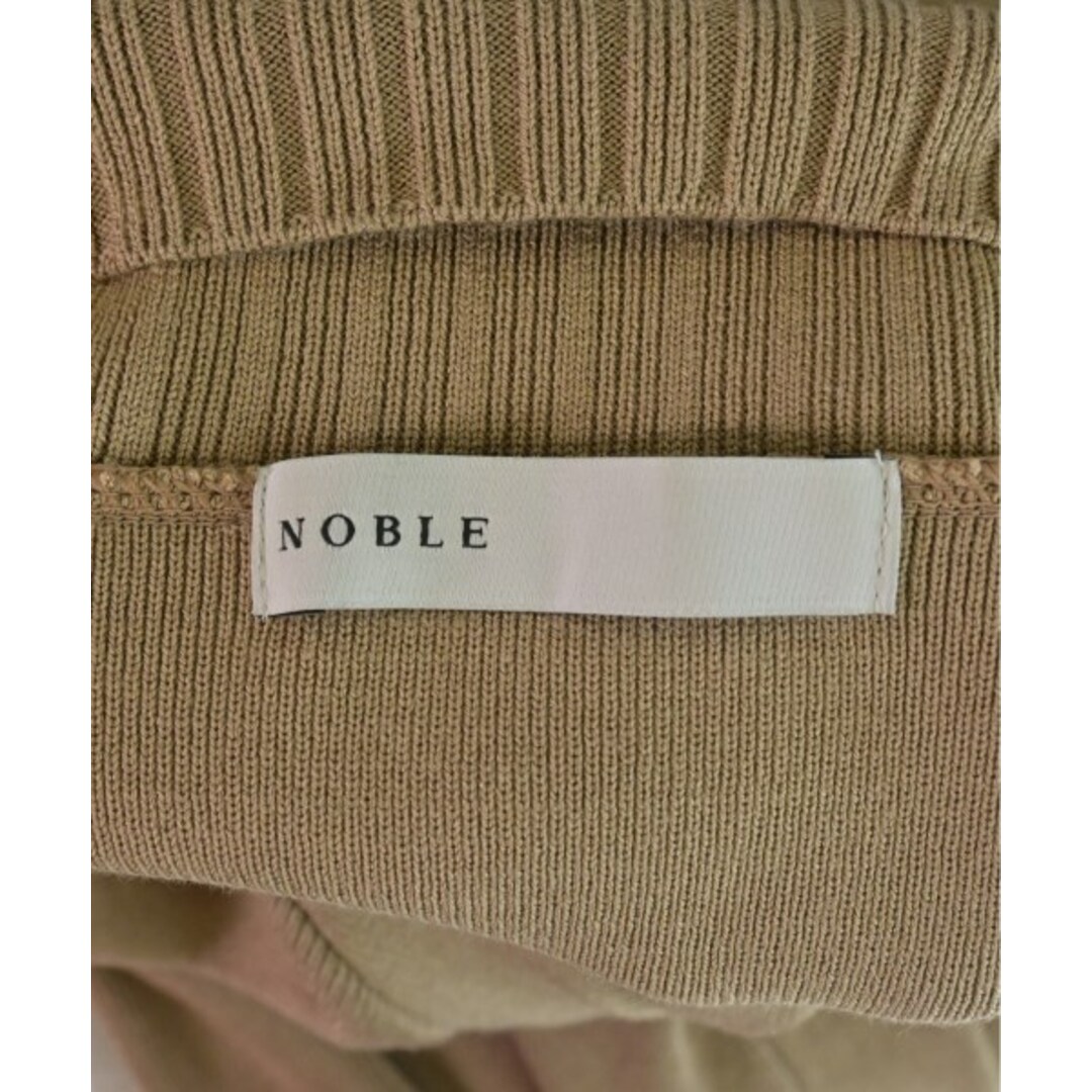 Noble(ノーブル)のNOBLE ノーブル ワンピース F ベージュ 【古着】【中古】 レディースのワンピース(ひざ丈ワンピース)の商品写真