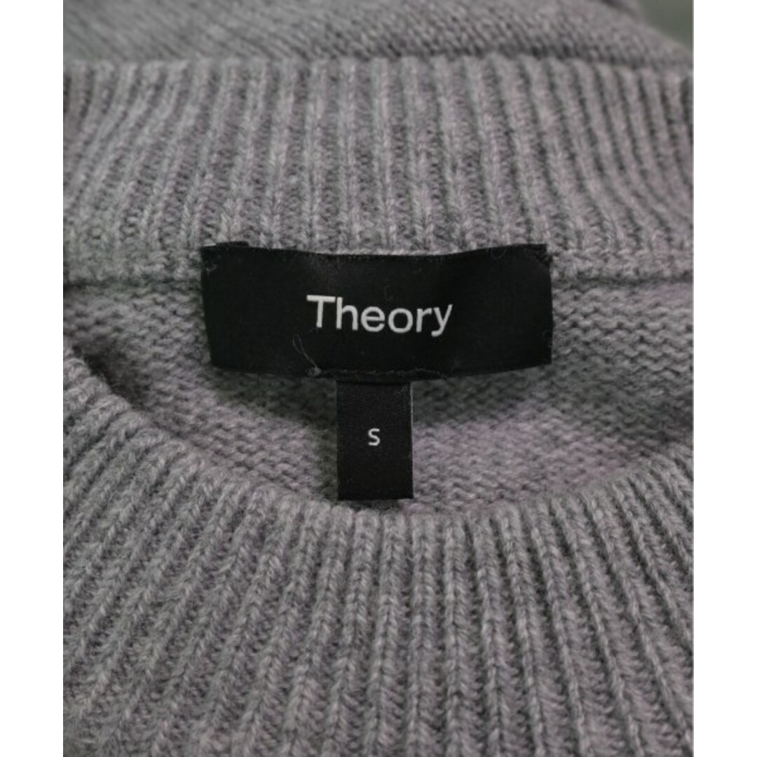 theory(セオリー)のTheory セオリー ニット・セーター S グレー 【古着】【中古】 レディースのトップス(ニット/セーター)の商品写真