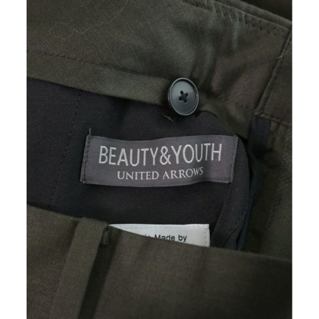 BEAUTY&YOUTH UNITED ARROWS(ビューティアンドユースユナイテッドアローズ)のBEAUTY&YOUTH UNITED ARROWS スラックス S カーキ 【古着】【中古】 メンズのパンツ(スラックス)の商品写真