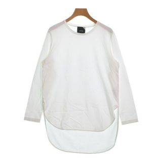 エイトン(ATON)のATON エイトン Tシャツ・カットソー 1(S位) 白 【古着】【中古】(カットソー(半袖/袖なし))