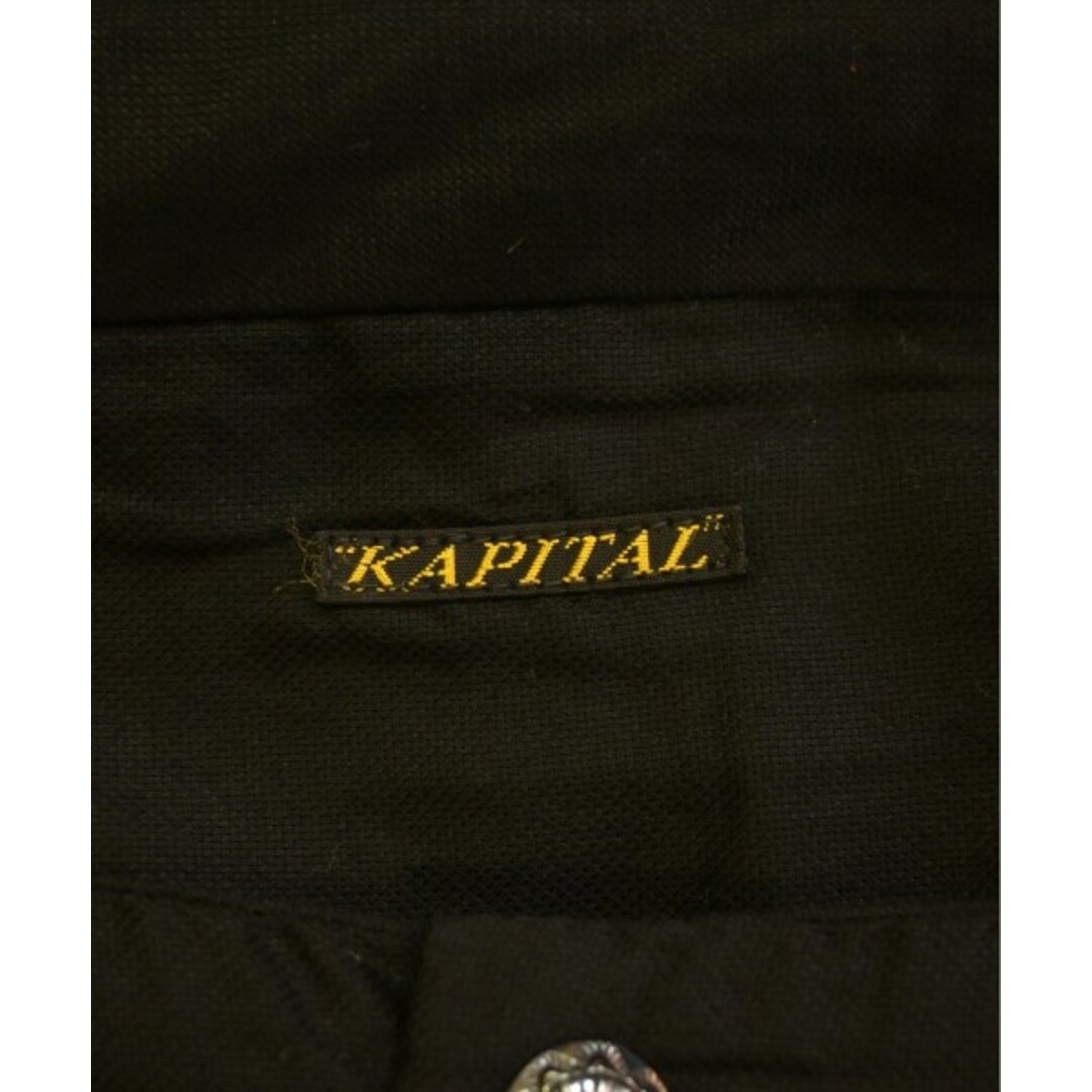 KAPITAL(キャピタル)のKAPITAL キャピタル ブラウス 0(XS位) 黒 【古着】【中古】 レディースのトップス(シャツ/ブラウス(長袖/七分))の商品写真