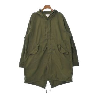 YAECA LIKE WEAR モッズコート 42(XS位) カーキ 【古着】【中古】(モッズコート)