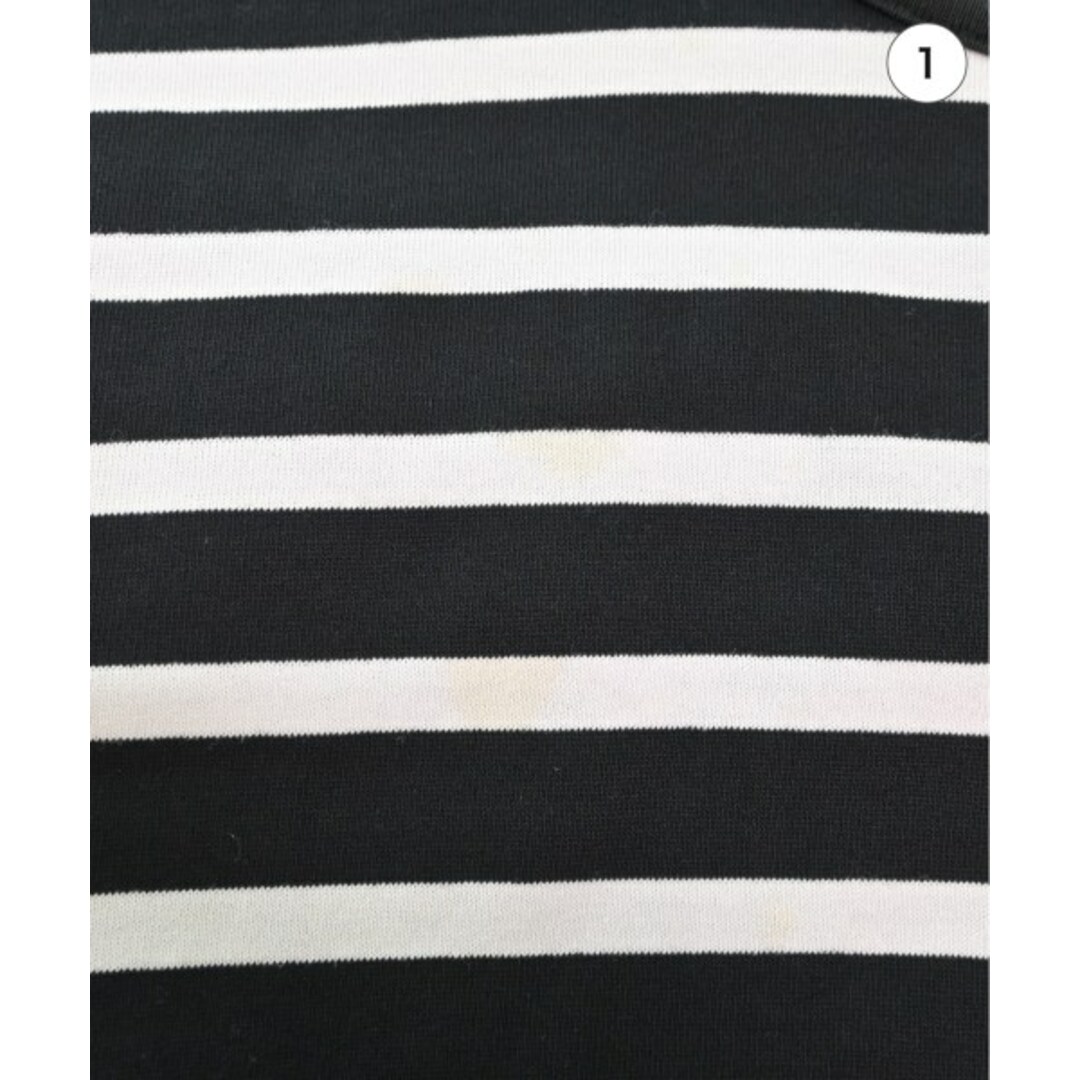 DRESSCAMP(ドレスキャンプ)のDRESS CAMP Tシャツ・カットソー 38(M位) 黒x白(ボーダー) 【古着】【中古】 レディースのトップス(カットソー(半袖/袖なし))の商品写真