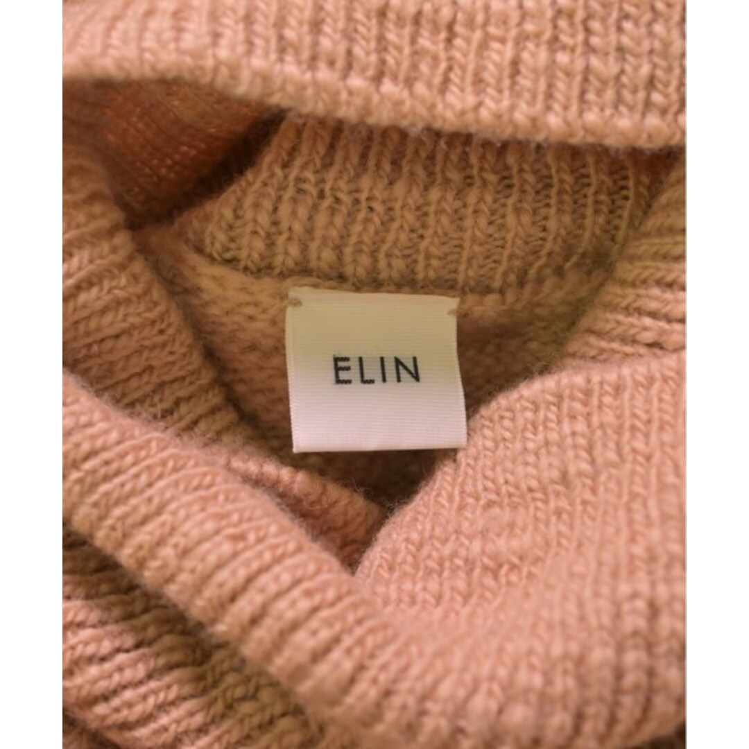 ELIN(エリン)のELIN エリン ニット・セーター 00(XS位) 茶系 【古着】【中古】 レディースのトップス(ニット/セーター)の商品写真