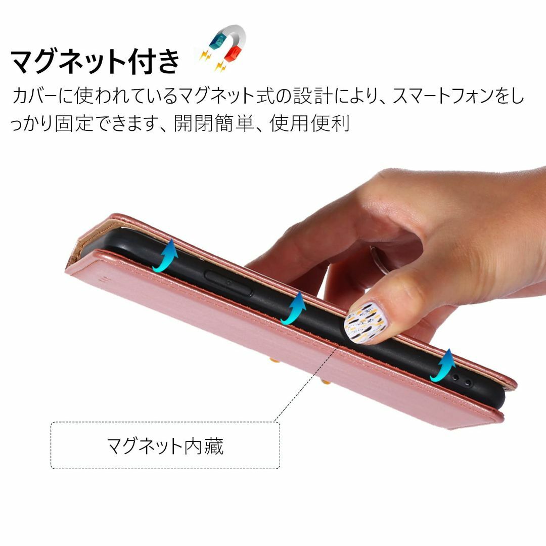 【人気商品】arrows we f-51b ケース 手帳型 合皮レザー arro スマホ/家電/カメラのスマホアクセサリー(その他)の商品写真