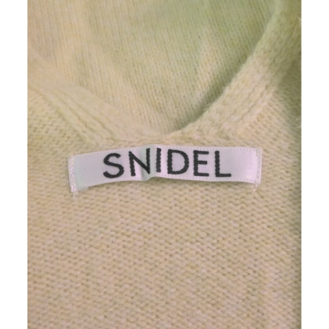 SNIDEL(スナイデル)のSNIDEL スナイデル カーディガン F 黄緑 【古着】【中古】 レディースのトップス(カーディガン)の商品写真