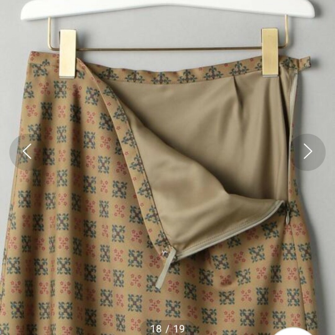BEAUTY&YOUTH UNITED ARROWS(ビューティアンドユースユナイテッドアローズ)のユナイテッドアローズ　柄ロングスカート レディースのスカート(ロングスカート)の商品写真