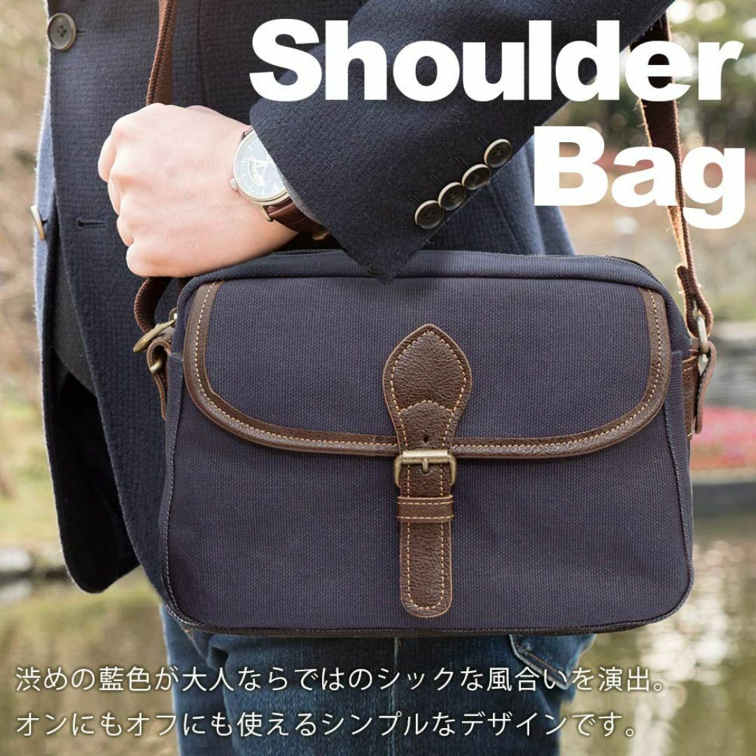 [creareきき] ショルダーバッグ メンズ 斜めがけ 肩掛け 軽量 日本製  メンズのバッグ(その他)の商品写真