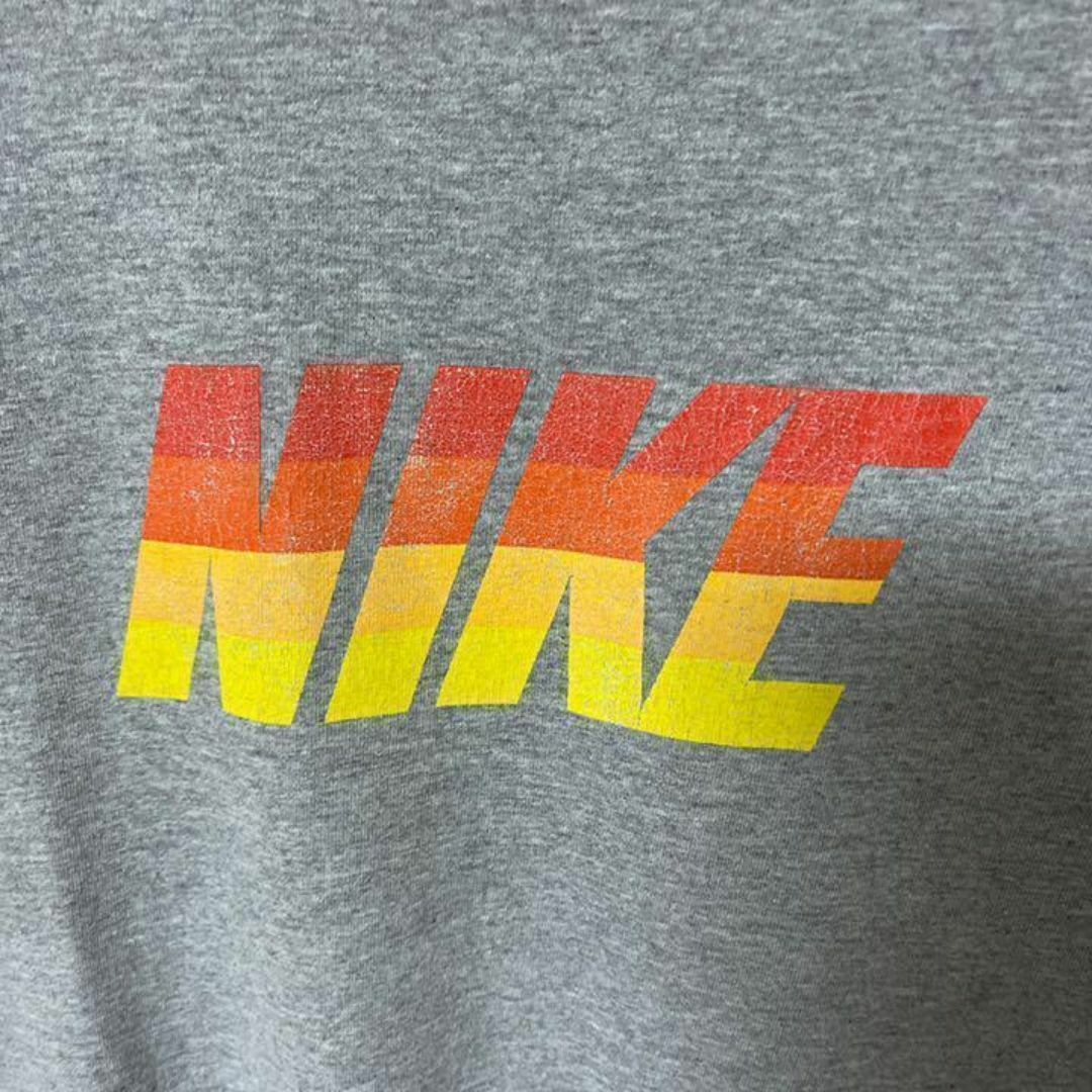 NIKE(ナイキ)のナイキ プリント メンズ グレー XL ゆるダボ 古着 90s 半袖 Tシャツ メンズのトップス(Tシャツ/カットソー(半袖/袖なし))の商品写真