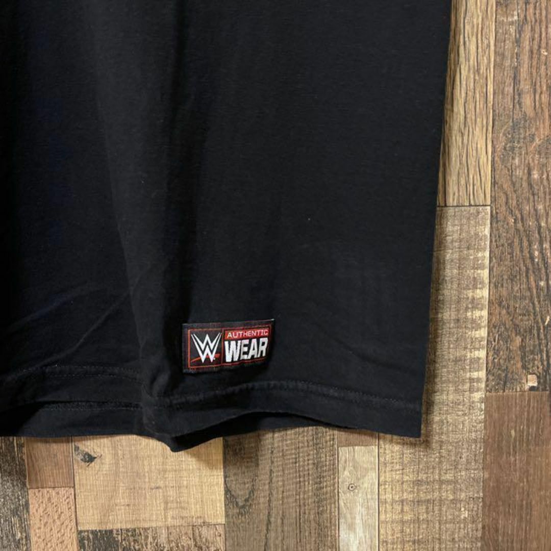 ブラック プリント メンズ XL ゆるダボ USA古着 90s 半袖 Tシャツ メンズのトップス(Tシャツ/カットソー(半袖/袖なし))の商品写真