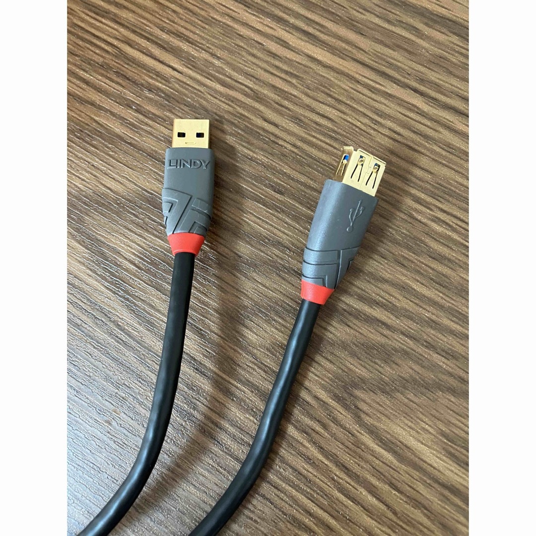 LYNDY 1.5m USB延長ケーブル スマホ/家電/カメラのPC/タブレット(PC周辺機器)の商品写真