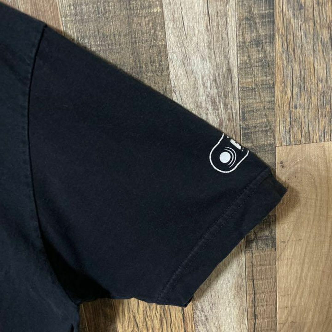 プリント メンズ ブラック L ナイフ サバイバル 古着 90s 半袖 Tシャツ メンズのトップス(Tシャツ/カットソー(半袖/袖なし))の商品写真