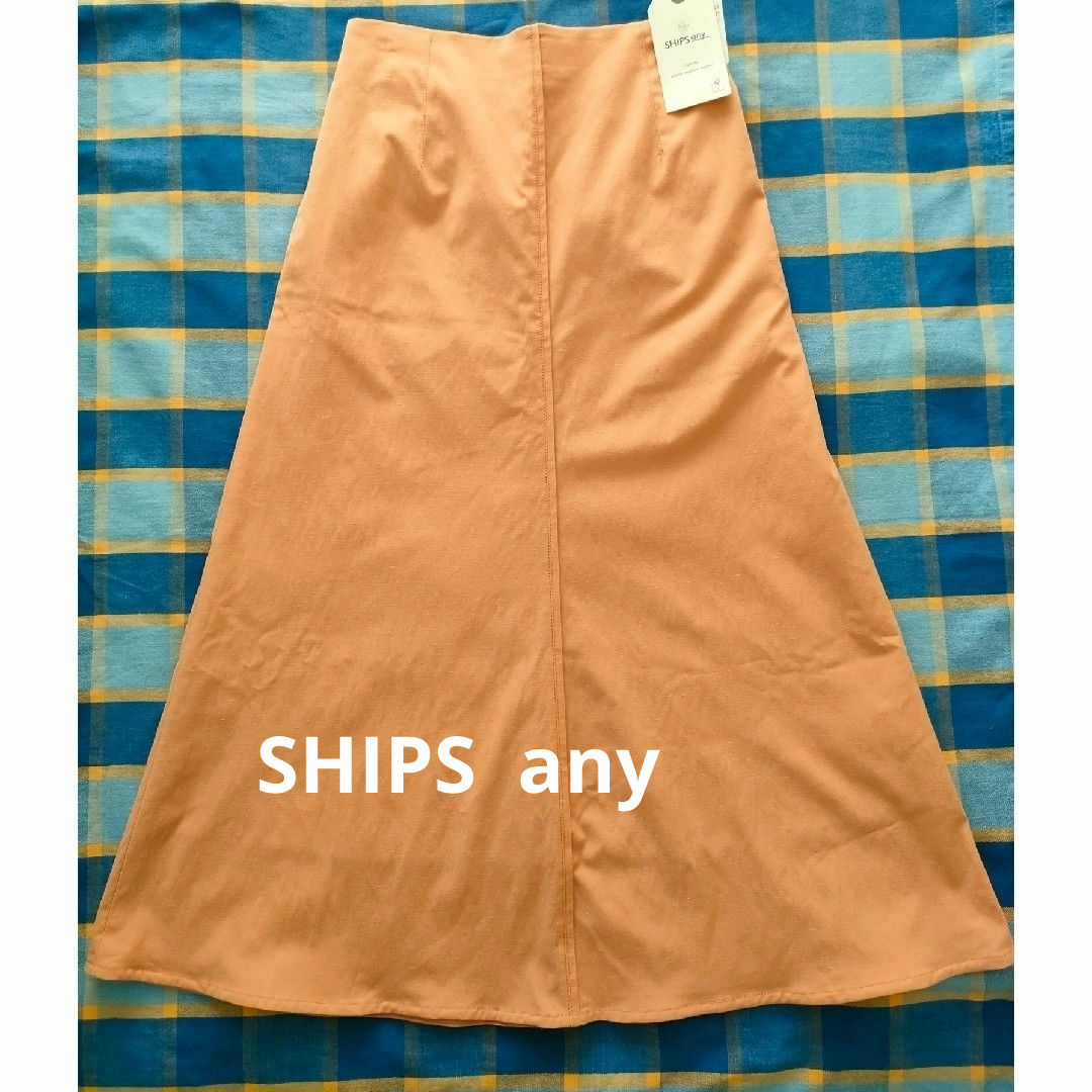 SHIPS(シップス)のシップスエニィ　ドライリネンロングスカート レディースのスカート(ロングスカート)の商品写真