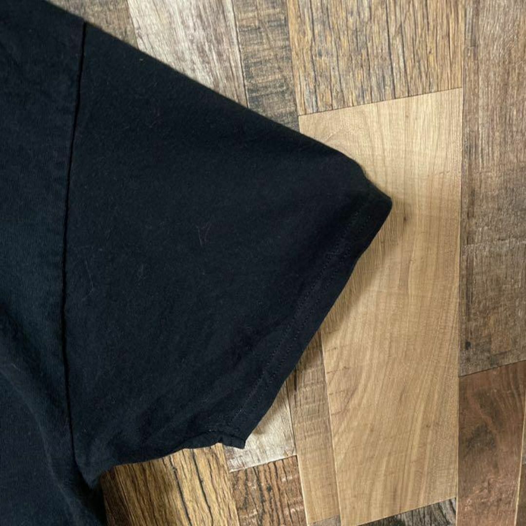 ギルダン プリント 車 アヒル メンズ ブラック XL 古着 半袖 Tシャツ メンズのトップス(Tシャツ/カットソー(半袖/袖なし))の商品写真