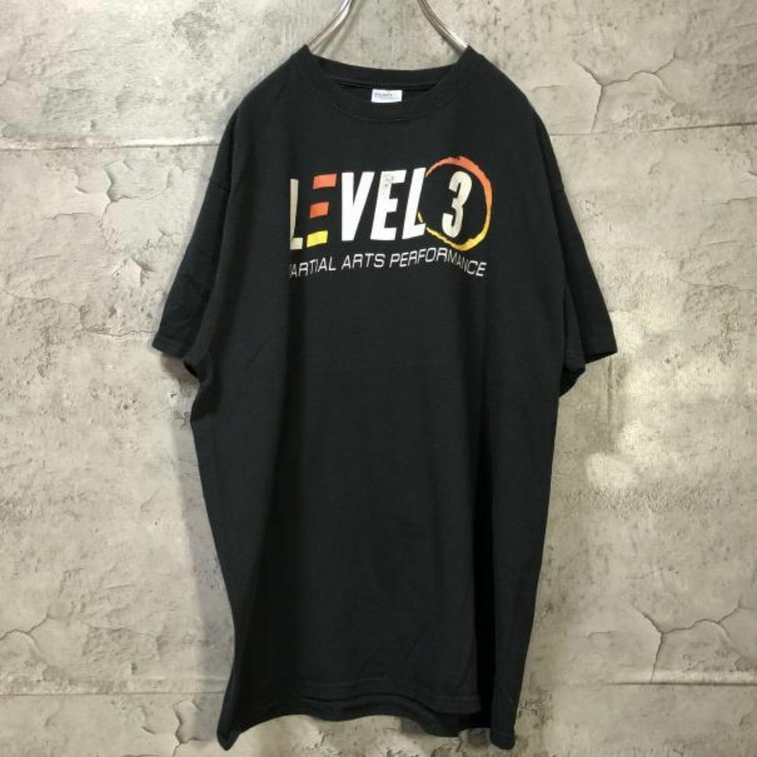 LEVEL3 雰囲気抜群 ファイア 企業ロゴ ビックサイズ Tシャツ メンズのトップス(Tシャツ/カットソー(半袖/袖なし))の商品写真