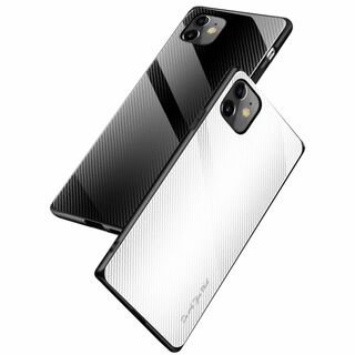 【新着商品】iPhone 11ケースクリア 薄型 吸収 全面保護 強化ガラスハー(その他)