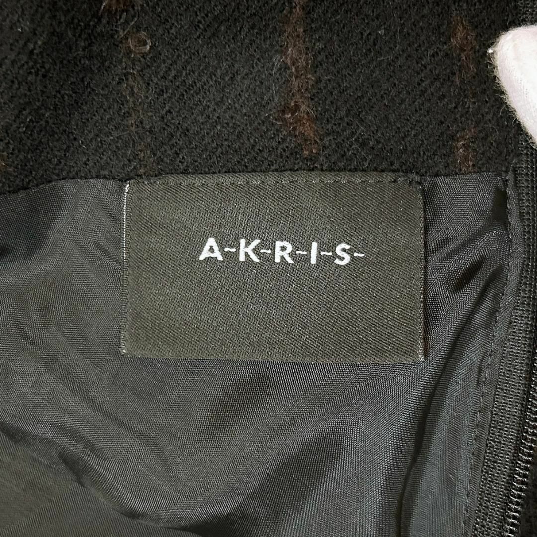 AKRIS(アクリス)の●A-K-R-I-S アクリス フレアスカート ストライプ レディースのスカート(その他)の商品写真