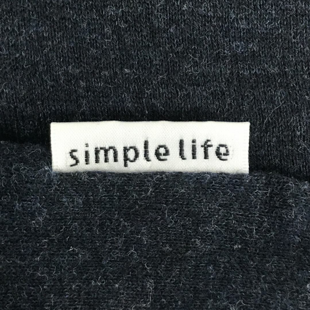 SIMPLE LIFE(シンプルライフ)のSIMPLE LIFE シンプルライフ トップス Tシャツ クルーネック ロゴ レディースのトップス(Tシャツ(半袖/袖なし))の商品写真