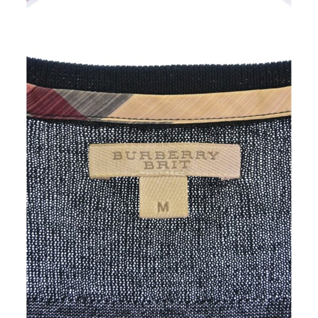 BURBERRY BRIT バーバリーブリット カーディガン M 黒 【古着】【中古】 レディースのトップス(カーディガン)の商品写真