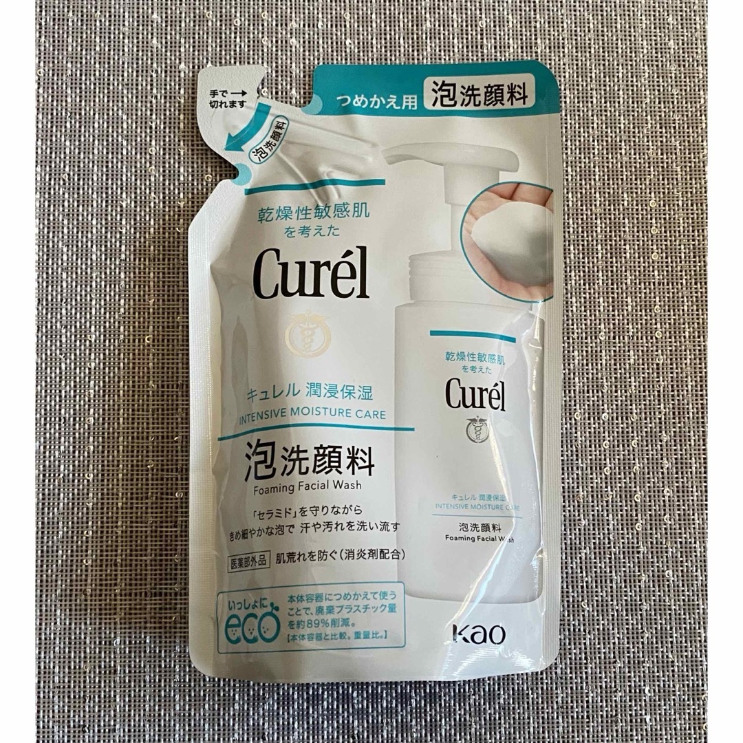 Curel(キュレル)のキュレル　潤浸保湿　泡洗顔料　つめかえ用　１３０ｍｌ コスメ/美容のスキンケア/基礎化粧品(洗顔料)の商品写真